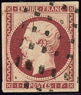 No 18b, Obl Gros Points, Jolie Pièce. - TB. - R - 1853-1860 Napoleon III