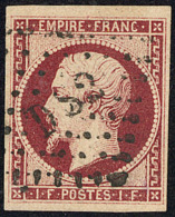 No 18b, Nuance Très Foncée Proche Du "velours", Obl Losange "DS 2", Jolie Pièce. - TB. - RR - 1853-1860 Napoleon III