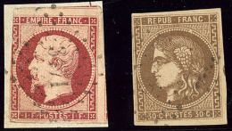 Nos 18, Deux Voisins, Def, 47, TB D'aspect - 1853-1860 Napoléon III