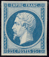 No 15, Bleu, Superbe. - RR - 1853-1860 Napoleone III