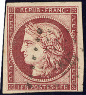 No 6, Belle Nuance Mais Petite Marge En Bas. - TB - 1849-1850 Ceres