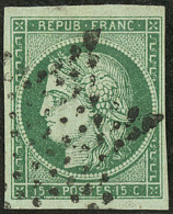 No 2, Nuance Foncée, Obl étoile. - TB. - R - 1849-1850 Cérès