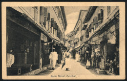 ZANZIBAR: Bazar Street, Shops, Ed. AC Gomes, VF Quality - Unclassified