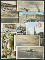 9 Old Postcards With Views Of Varied Countries (Spain, Brazil, Germany, USA Etc), VF Quality - Unclassified