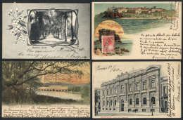 Lot Of 11 Old Cards, Views Of Varied Countries And Places, All Used, VF General Quality - Unclassified