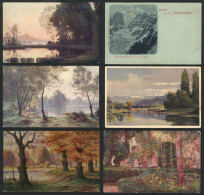 LANDSCAPES, 40 Old Postcards (12 Unused), Fine To VF Quality - Unclassified