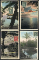 20 Old PCs With Nice Views Of HAWAII, Landscapes, Most With Stamp And Postmark, VF Quality - Other & Unclassified