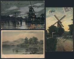 LANDSCAPES, ARTISTIC: 54 Very Old Postcards (most Used In Argentina In The Early XX Century), Excellent Quality,... - Unclassified