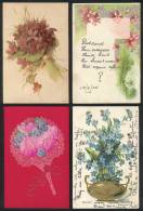 FLOWERS: 27 Very Old Postcards Of Excellent Quality, Low Start! - Unclassified