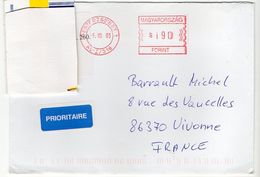 Hongrie--2003--Lettre Avec Empreinte Machine à Affranchir BUDAPEST- Pour La France - Storia Postale