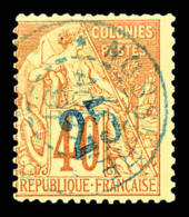 O N°6, 25 Sur 40 Rouge-orange, SUP (signé Calves/certificat)    Qualité: O   Cote: 1000 Euros - Used Stamps