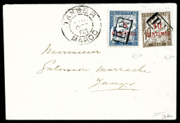 O N°18/19, Timbres Surchargés 'PP' (Port Payé): 5c Sur 5c Bleu Et 10c Sur 10c Brun Sur Petite... - Sonstige & Ohne Zuordnung