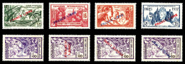 * N°151/156, N°151, 151a, 152, 153, 154, 155, 156 Et 156a, Les 8 Valeurs TTB (certificat)   ... - Unused Stamps