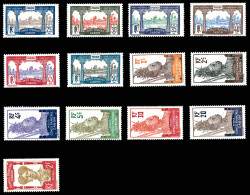 * N°33/47, Série 'CONGO FRANCAIS-GABON' (sf N°45-46 Et 48), Les 13 Valeurs TB... - Unused Stamps