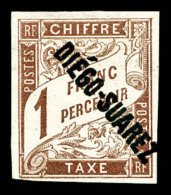 * N°13, 1F Marron. TTB. R.R. (signé Calves/certificats)    Qualité: *   Cote: 3250 Euros - Unused Stamps