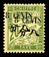 ** N°22a, 8c S 20c Vert-olive: Double Surcharge. SUP    Qualité: **   Cote: 300 Euros - Postage Due