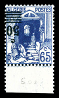 * N°166a, Surcharge Renversée, Bdf. TB    Qualité: *   Cote: 100 Euros - Unused Stamps