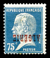 * N°26, 75c Pasteur, Surcharge Renversée. TB    Qualité: * - Unused Stamps