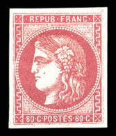 * N°49a, 80c Rose Clair, TTB (signé/certificat)    Qualité: *   Cote: 725 Euros - 1870 Ausgabe Bordeaux