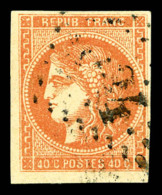 O N°48i, 40c Orange Nuance Ocrée. TTB (signé Calves/certificats)    Qualité: O - 1870 Ausgabe Bordeaux
