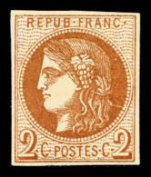 * N°40Bd, 2c Brun-rouge Foncé, TB (signé Brun)    Qualité: *   Cote: 450 Euros - 1870 Ausgabe Bordeaux