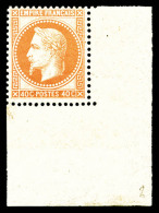 ** N°31, 40c Orange Coin De Feuille Intégral, Fraîcheur Postale, SUPERBE (signé... - 1863-1870 Napoleon III With Laurels