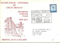 POSTMARKET 1969 BRISTOL - Poststempel