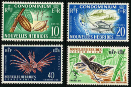 NOUVELLES HEBRIDES - YT 215 à 218 * - SERIE COMPLETE 4 TIMBRES NEUFS * - Unused Stamps