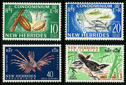 NOUVELLES HEBRIDES - YT 219 à 222 * - SERIE COMPLETE 4 TIMBRES NEUFS * - Neufs