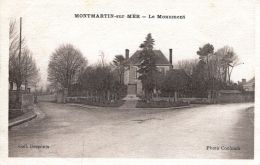N°32857 -cpa Montmartin Sur Mer -le Monument- - Montmartin Sur Mer