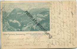Semmering - Hotel Panhans Gel. 1901 - Semmering