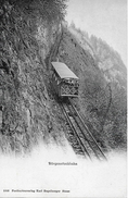 BÜRGENSTOCKBAHN → Versammelte Mannschaft Auf Der Führer-Kanzel, Ca.1910 - Autres & Non Classés