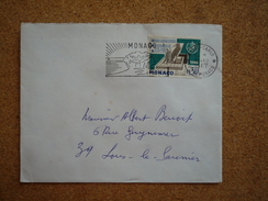 Enveloppe Affranchie Monaco Organisation Mondiale De La Santé Oblitération Monte-Carlo 1967 - Storia Postale
