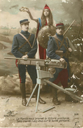 Militaria - Guerre 1914-18 - Patriotiques - Matériel - Mitrailleuses - 2 Scans - état - Guerre 1914-18