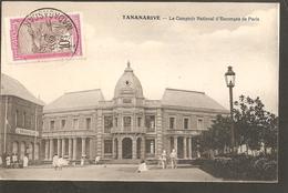 Madagaskar. 10c Seul Sur C.p. Tananarive. 1911 - Brieven En Documenten