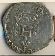 MONNAIE HENRI II # GROS DE NESLE # MONTPELLIER # - 1547-1559 Heinrich II.