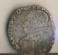 MONNAIE CHARLES IX # DEMI TESTON BAYONNE 1569 - 1560-1574 Karl IX.