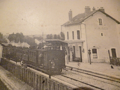 CPA 21 Côte D'Or Ancey Environs De Dijon Place Et écoleGare De Pont De Pany - Autres & Non Classés