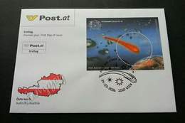 Austria Meteor - Mail From A Different World 2006 (FDC) *Glitter Effect *Dust Surface Effect *odd Shape *unusual - Briefe U. Dokumente