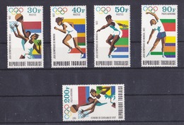Togo 1972 Jeux Olympique Munchen Munich Sports Yv 747-749 + PA 182-183 MNH ** - Summer 1972: Munich