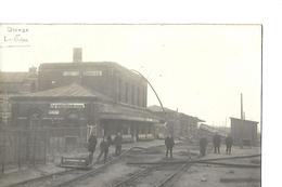 Deinze Statie Station Duitse Fotokaart WO I - Deinze