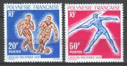 French Polynesia 1963 Mi 28-29 MNH SOUTH PACIFIC GAMES - Unused Stamps