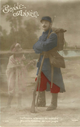 Militaria - Guerre 1914-18 - Patriotiques - Bonne Année - Enfants - Fillette - La France A Besoin De Soldats - état - Guerre 1914-18