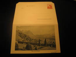 20 Flower VADUZ Und Das RHEINTAL Mountain Mountains Postal Stationery Card Liechtenstein - Entiers Postaux