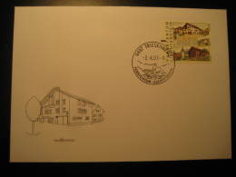 TRIESENBERG Frama Label Distributeurs 2003 Cancel Cover Liechtenstein - Storia Postale