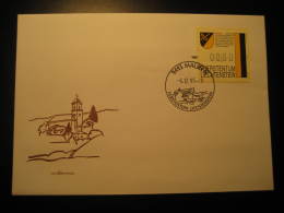 MAUREN Frama Label Distributeurs 1995 Cancel Cover Liechtenstein - Lettres & Documents