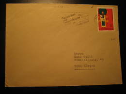 VADUZ 1970 To Zurich Switzerland Cancel Stamp On Cover Liechtenstein - Brieven En Documenten
