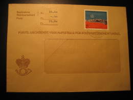 Cat. 332 On Cover VADUZ 1958 Liechtenstein - Storia Postale