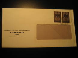 Cat. 309 X2 On Cover VADUZ 1957 Liechtenstein - Briefe U. Dokumente