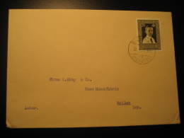 Cat. 308 On Cover SCHAAN 1957 Liechtenstein To Meilen Switzerland - Storia Postale